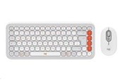 Tastatur - Logitech POP Icon Combo - Tastatur & Mus sæt - Universal - Hvid - 920-013141