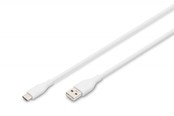 USB kabel - DIGITUS - USB-C cable - USB to 24 pin USB-C - 1 m - AK-300340-010-W