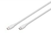 USB kabel - DIGITUS - USB-C cable - 24 pin USB-C to 24 pin USB-C - 50 cm - AK-300341-005-W