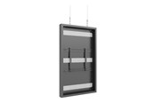 Vægbeslag, AV-Beslag & AV-Møbler - Multibrackets M Pro Series enclosure - for flat panel - high brightness wire medium - black - Max 50 kg - recommended for 65" - 7350022733589