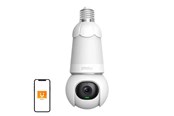 Netværkskamera - IMOU 2-in-1 Bulb and 360° Outdoor Camera WiFi Bulb Cam 5MP - IPC-S6DP-5M0WEB-E27