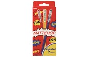 Skrive- og Tegneværktøjer - Pentel K110-V7STA MATTEHOP Gel Roller 1mm ORIGINAL  Sæt - K110-V7STA