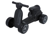 Udendørsleg - Plasto  Scooter med lydløse hjul, sort - 1087000SVA