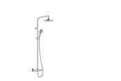 Brus og monteringstilbehør	 - Hansgrohe Vernis Blend showerpipe med termostatarmatur, Ø200mm hovedbruser, krom - 26276000
