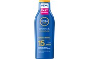 Kropspleje - Nivea Sun Protect & Moisture Lotion SPF15 – 200 ml - 4005900370655