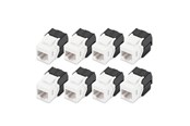 Netværkstilbehør - DIGITUS CAT 6 Keystone Jack (8-Pack) - DN-93603-8