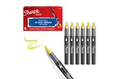 Skrive- og Tegneværktøjer - Sharpie Creative Akryl Paint Marker  | Penselspids | Gul | 6 stk - 2218065