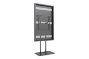 Vægbeslag, AV-Beslag & AV-Møbler - Multibrackets M Pro Series mounting kit - for flat panel - dual pole - black RAL 9005 - Max 50 kg - recommended for 75" - 7350073732692