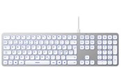 Tastatur - Deltaco Aluminium Keyboard - Tastatur - Nordisk - Sølv - TB-904