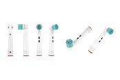 Eltandbørste - Nordic Quality Tandbørstehoveder Sensitive Brush Heads - 4-Pack - EB17S-P-4