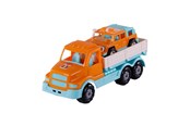 Legetøjsbil - Cavallino Toys - XL Torpedo Truck with Survival Jeep Orange 44.5cm - 1931SF01