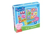 Brætspil - Tactic Peppa Pig 3 in 1 Lotto Domino Memo - 60480