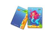 Legetøj - Folat BV - Invitations Mermaid 8pcs. - 65218