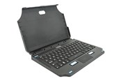 Tastatur - Gamber-Johnson LLC BACK LIT 2-IN-1 KBD GALAXY TAB - Tastatur & Folio sæt - Tysk - Sort - 7160-1869-02