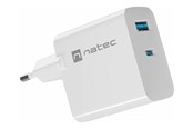 Mobil - Adaptere & Opladere - Natec Ribera power adapter - GaN - USB 24 pin USB-C - 45 Watt - NUC-2142