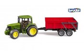 Legetøjsbil - Bruder John Deere 6920 tractor with tipping trailer toy - BR2057