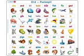 Puslespil - Larsen Puzzles Maxi Word 40 pcs - LA-LS41DK