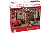 Puslespil - Tactic Christmas porch 1000 pcs puzzle - 59606