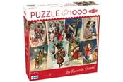Puslespil - Tactic Vintage Christmas Cards 1000 pcs puzzle - 59223