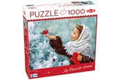 Puslespil - Tactic Girl with Red Mittens 1000 pcs puzzle - 59221