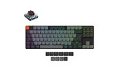 Tastatur - Keychron K1 v6 RGB QMK Wireless Hot Swap QMK - Low Profile 2.0 Brown - Gaming Tastatur - Uden Numpad - Nordisk - Sort - K1X-H3Z-BO