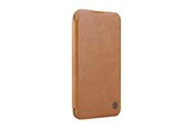 Mobil - Covers & Cases - Nillkin Qin Pro Leather Case for iPhone 16 - Brown - 6902048281943
