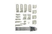 Baby Udstyr - BabyDan fittings til Elin/Flexi Fit træ sikkerhedsgitter, Hvid - 100454