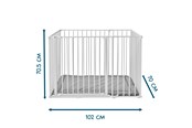 Baby Udstyr - BabyDan Flex Square, hvid - 501031