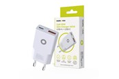 Mobil - Adaptere & Opladere - Mobile Origin GaN 30W Slim Charger TÜV MO16 - USB-A + USB-C - MO-GAN30W-MO16