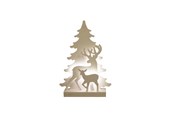 Boligindretning - NORDIC WINTER Christmas silhouette 3D LED - reindeer - 780-550