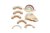 Kreativt Legetøj - Colorations - Make and Decorate your Own Wooden Rainbow Set of 6 - DYORNB6