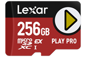 Hukommelseskort - Lexar microSD Express PLAY Pro - 900MB/s - 256GB - LMSXPS0256G-BNNNG