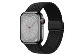 Smartwatch - Tilbehør - Lippa Apple Watch Nylon Rem inkl. Magnetisk Lås 38/40/41 mm - Sort - LPAW138
