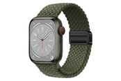 Smartwatch - Tilbehør - Lippa Apple Watch Nylon Rem inkl. Magnetisk Lås 38/40/41/42 mm - Grøn - LPAW139