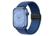 Smartwatch - Tilbehør - Lippa Apple Watch Nylon Rem inkl. Magnetisk Lås 38/40/41 mm - Blå - LPAW140