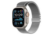 Smartwatch - Tilbehør - Lippa Apple Watch Rustfrit Stål inkl. Lås 42/44/45/46/49 mm - Sølv - LPAW132