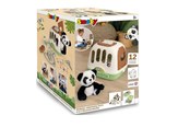 Plys - Smoby Animal Care Travel Basket with Panda 12pcs. - 7600340303