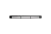 Kabler - diverse - Triax Patch Panel 19" 1U Keystone CAT6 UTP 24 Portar - 157082