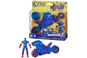 Figur - Marvel Avengers Epic World of Action Captain America Shield-Shot Cycle 10 cm - G08895L0