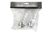Kreativitet & Hobbyartikler - Creativ Company - Deco Balls Transparent 5cm 10 pcs. - 52143