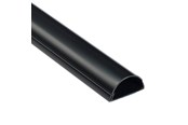 Kabel Organisering - D-LINE Trunking Kit 50x25 1x 1.0m Black - 5025B-1M