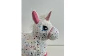 Brætspil - Krea Hop And Bounce Plush Horse Rainbow - 36-2033