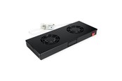 Rack skabe - Roline - rack fan - 2 fans with thermostat - 1U - 26.21.0271