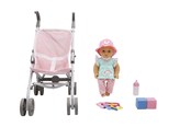 Dukker & Tilbehør - Happy Friend Lotta Doll 30cm with Stroller Set - 504234
