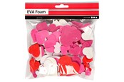 Kreativitet & Hobbyartikler - Creativ Company - Foam shapes Hearts Self-adhesive 200 pcs. - 790150