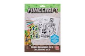 Skoletilbehør - Euromic MINECRAFT Coloring set w/6 col. pencils sticker - 166506853
