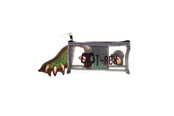 Skoletilbehør - Euromic DINO T-REX Filled mesh pencil pouch w/station - 092408156