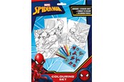 Skrive- og Tegneværktøjer - Euromic SPIDERMAN Coloring set w/6 colouring pencils - 017806853