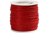 Kreativitet & Hobbyartikler - Creativ Company - Cotton cord Red 40m - 51571