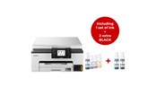Printer - Canon MAXIFY GX1050 Value Kit + Extra Ink Multifunktion - Farve - Blæk - 6169C022